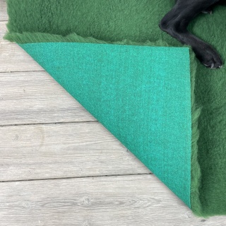 Traditional Green Vet Bedding roll whelping fleece dog puppy pro bed